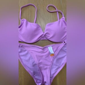 No Boundaries Pink Bikini Set